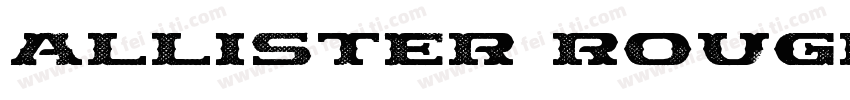 Allister Rough字体转换